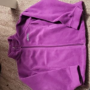 Fleece Columbia Jacket- Girls Size Small